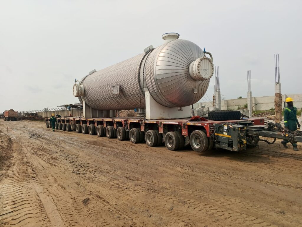 Loading, Receiving, Storage, and Transport of components for AJA Energy Calabar